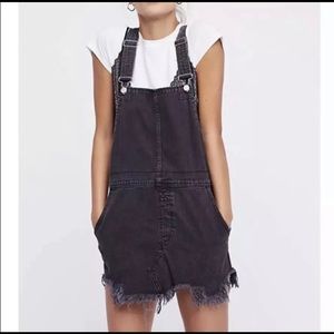 Free people size 2 overall denim dress
